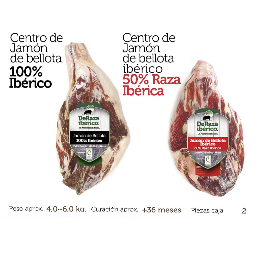 Centro de jamón de bellota ibérico-image