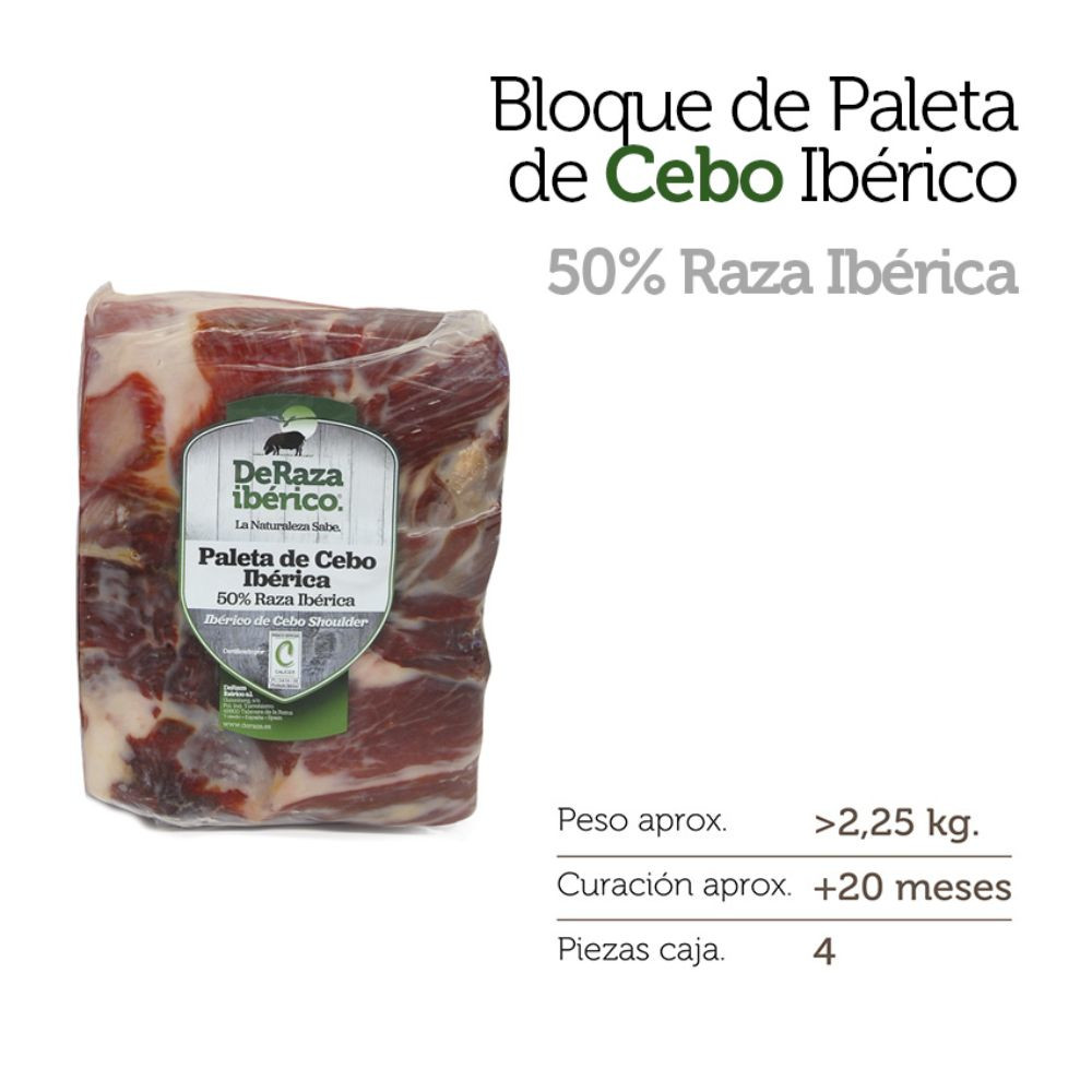 Bloque de paleta de cebo ibérica-image